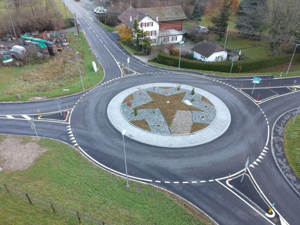 Giratoire du Chêne Forel (Lavaux)